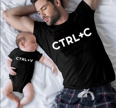 New Family Parent-child T-shirts For Men And Women