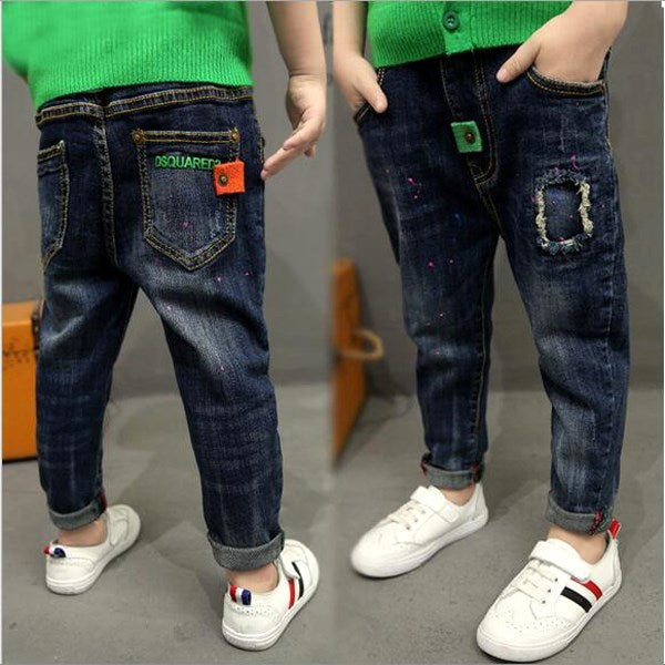 Boys jeans winter trousers