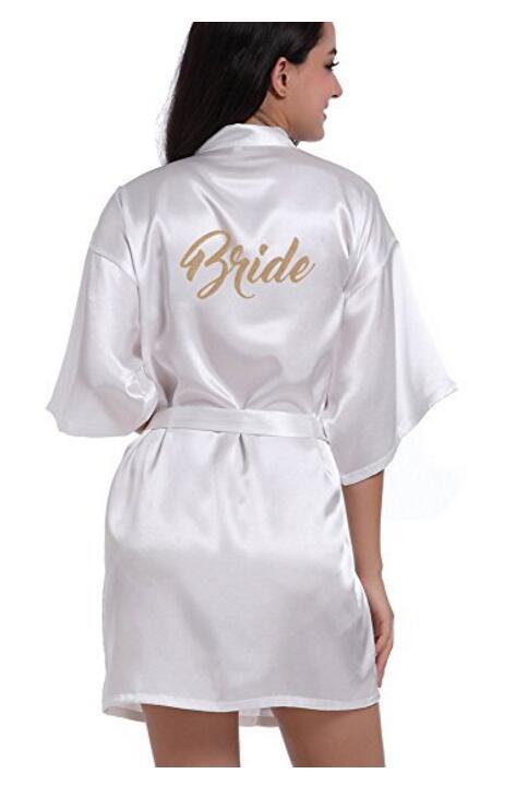 Women Bride Long Robe Sleepwear – Lafontaine Boutique
