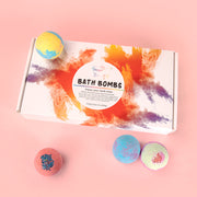 Bath Bombs 14 Pieces Of Explosive Salt Bath Ball Gift Box with Various Fragrance