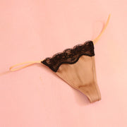 Lace Silk Satin Underwear
