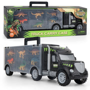 Dinosaur Portable Storage Container Truck Toy Set