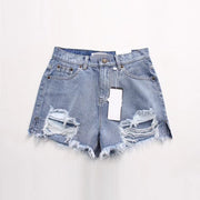 Women's Ripped Jeans Shorts