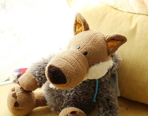 Creative Stuffed Toy With PP Cotton Stuffed Wolf Doll