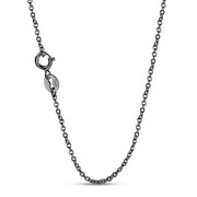 Sewn Heart Necklace Hollow Zirconium Inlaid Black Gold Niche Design S925 Sterling Silver Pendant